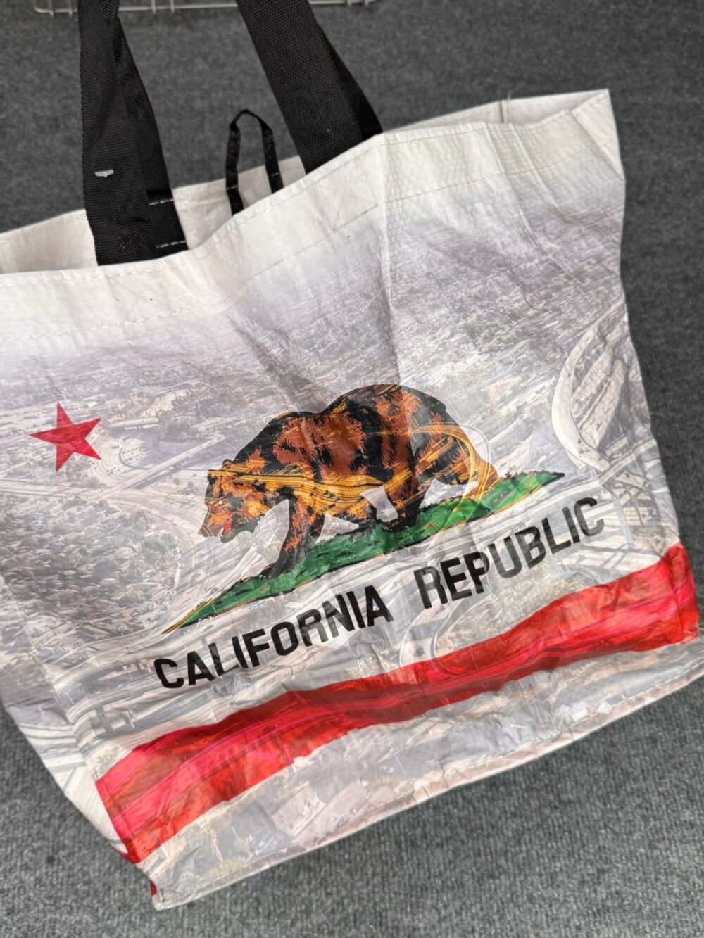Ralphs California Republic Reusable Grocery Shopping Tote Bag